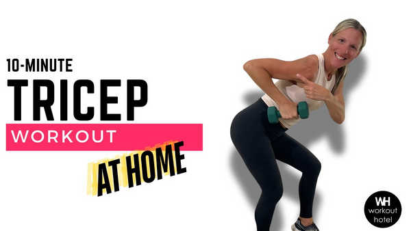 TRICEP WORKOUT AT HOME WITH DUMBBELLS | 10-Minutes