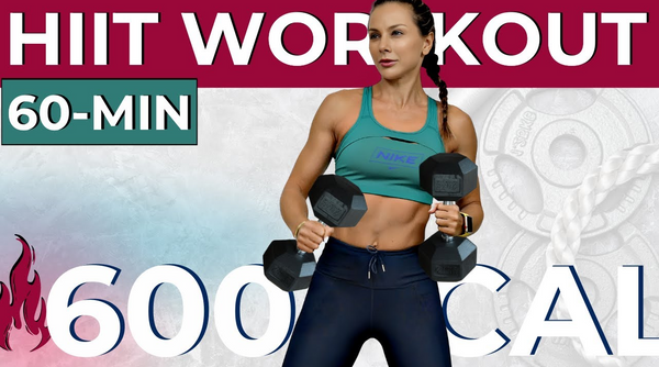 INTENSE HIIT WORKOUT WITH WEIGHTS metabolic weight loss, lean muscle, abs burn belly fat