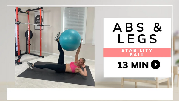Abs Legs Stability Ball Workout 13  Minutes