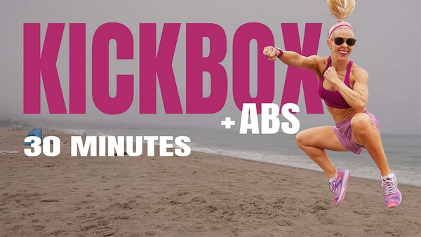 30 MINUTE KICKBOXING AND ABS WORKOUT No Equipment Fun And Sweaty