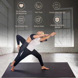 Gxmmat Large Yoga Mat, 6'x6'x7mm Durable and Suitable for Home Gym