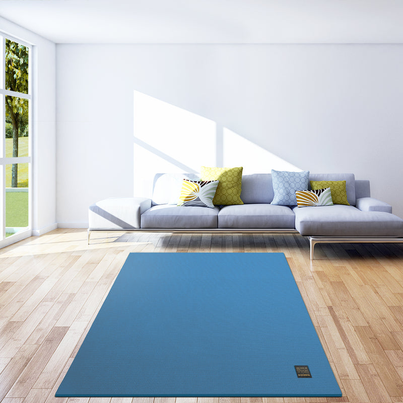 Yoga Mat Home Gym & Outdoor Workout Colour GreenFor Men & Women Size 4mm
