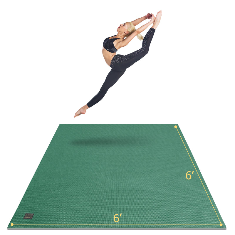 DecorSecrets Anti-Skid Yoga Mat for Men Women, Exercise for Gym/Home  Workout Fitness Green 6 mm Yoga Mat (Seagreen) at Rs 750.00, PVC Yoga Mats