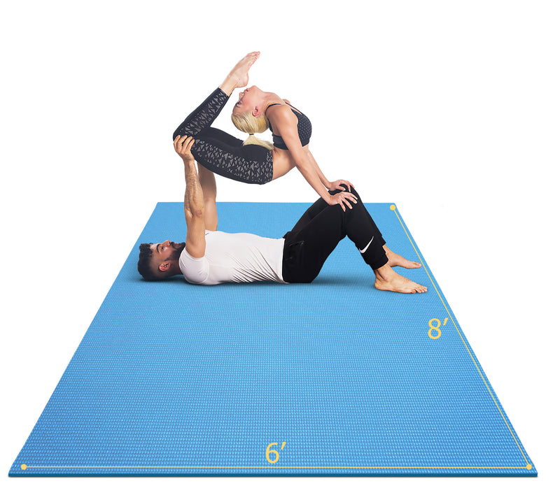 Premium 6'x8' Exercise Mat,Yoga Mat,Gym Flooring for Home Gym