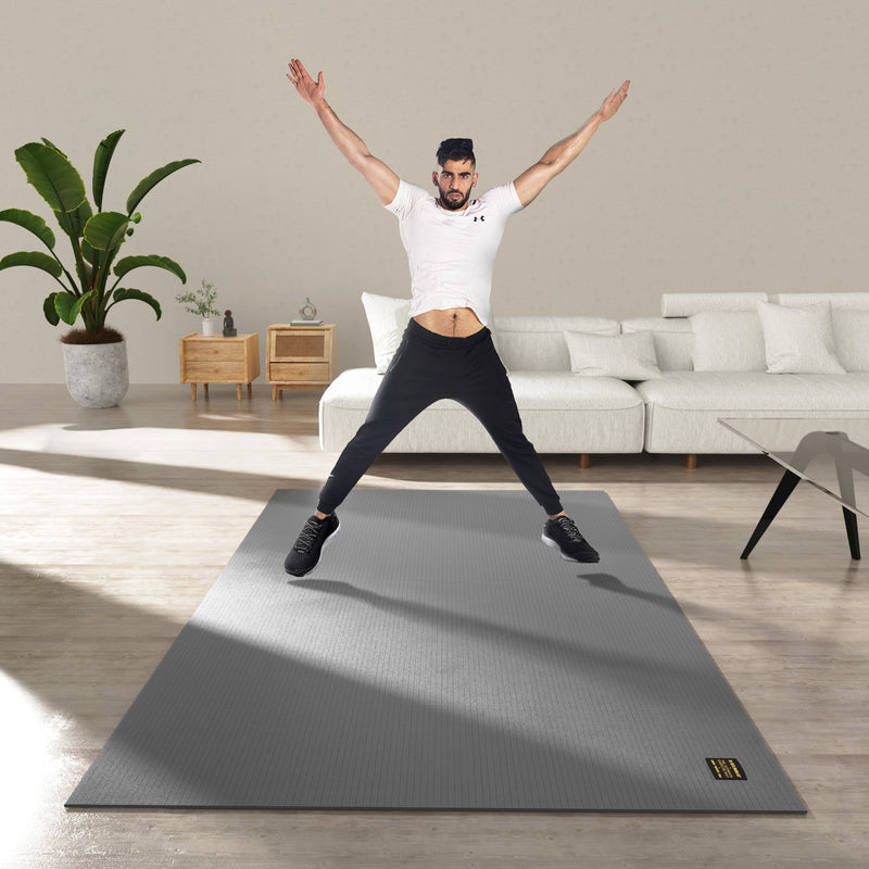 Gxmmat Large Yoga Mat Non-Slip 7'x5'x9mm, Thick Workout Mats for